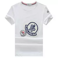 moncler cotton jersey t-shirt patch logo centre